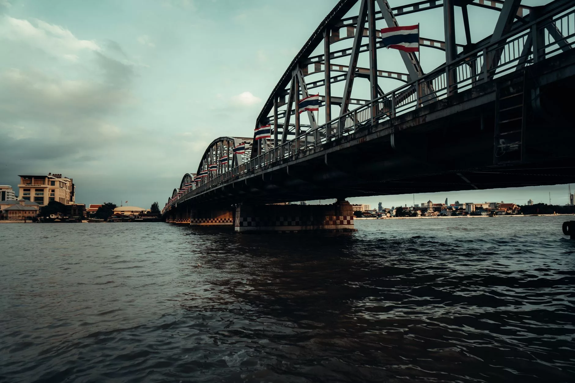 Bangkok Memorial Bridge Chao Phraya River
