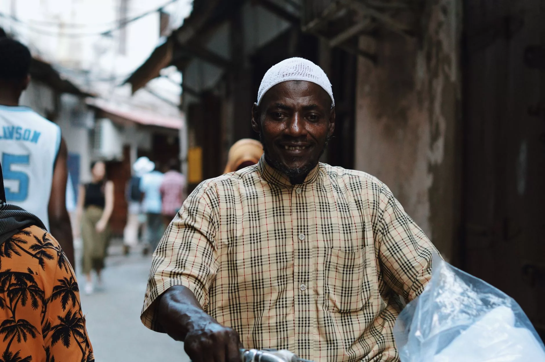 Zanzibar Stone Town local street food stall
