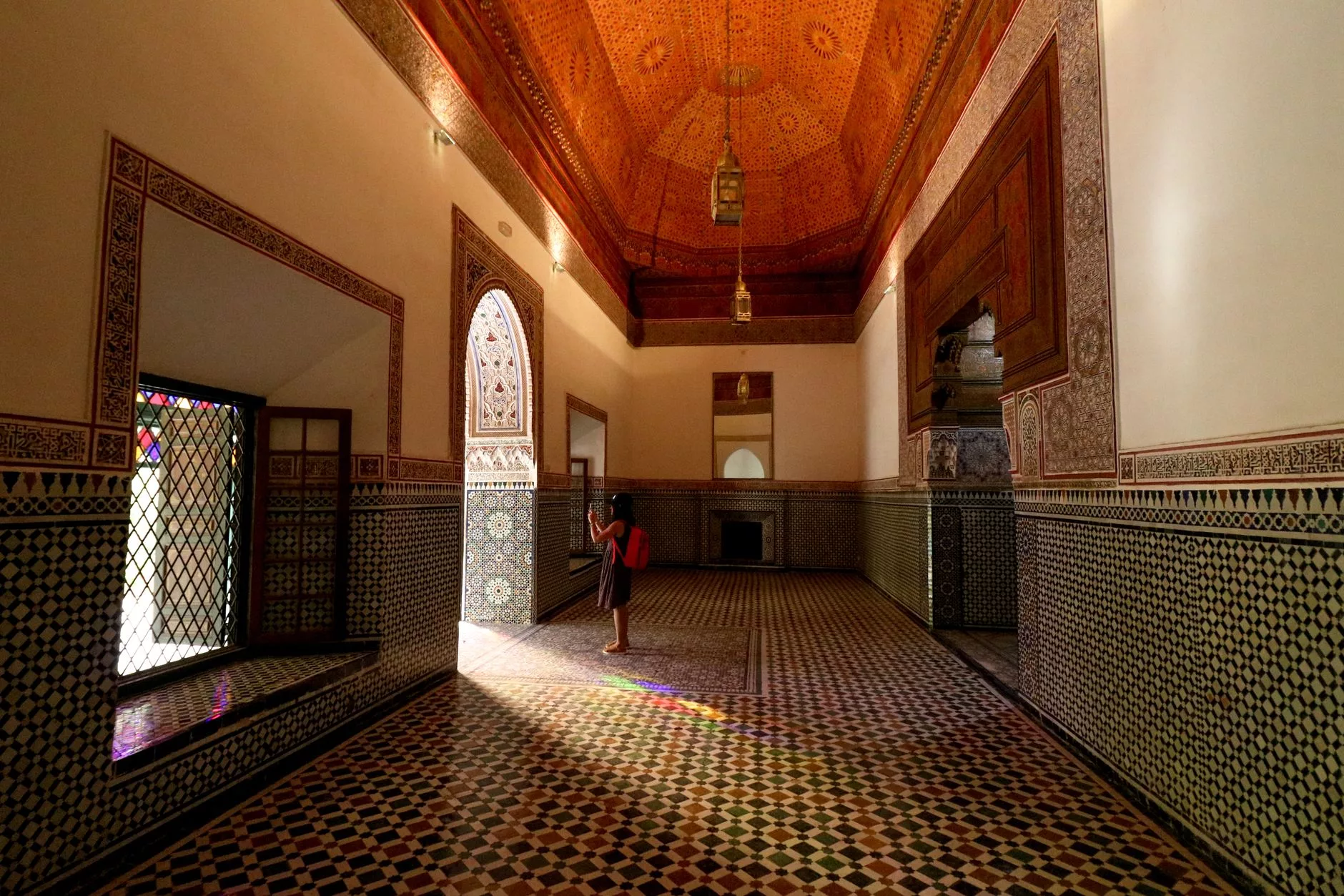 Marakeş Bahia Sarayı Ana Avlu