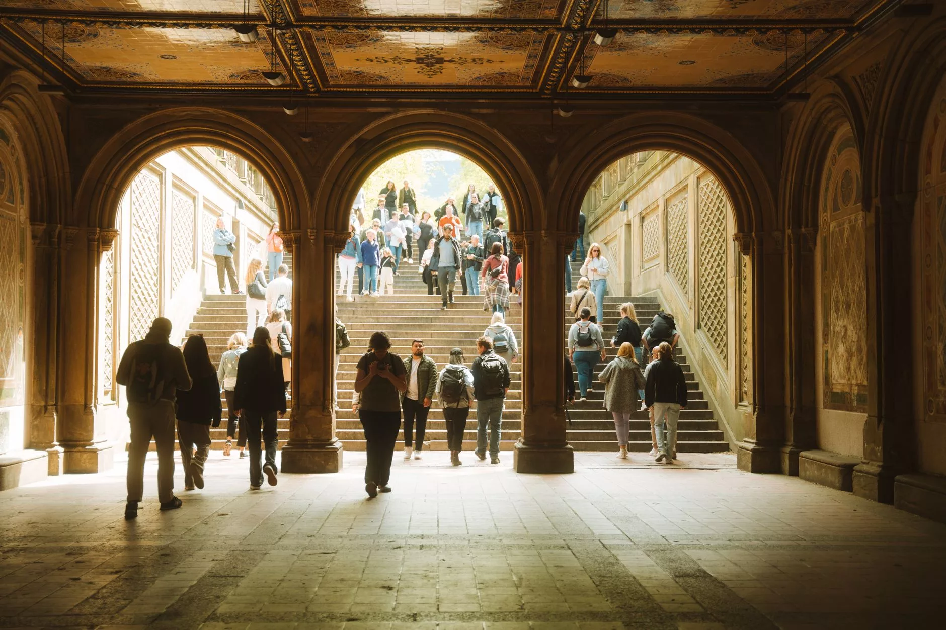 New York Central Park Bethesda Terrace