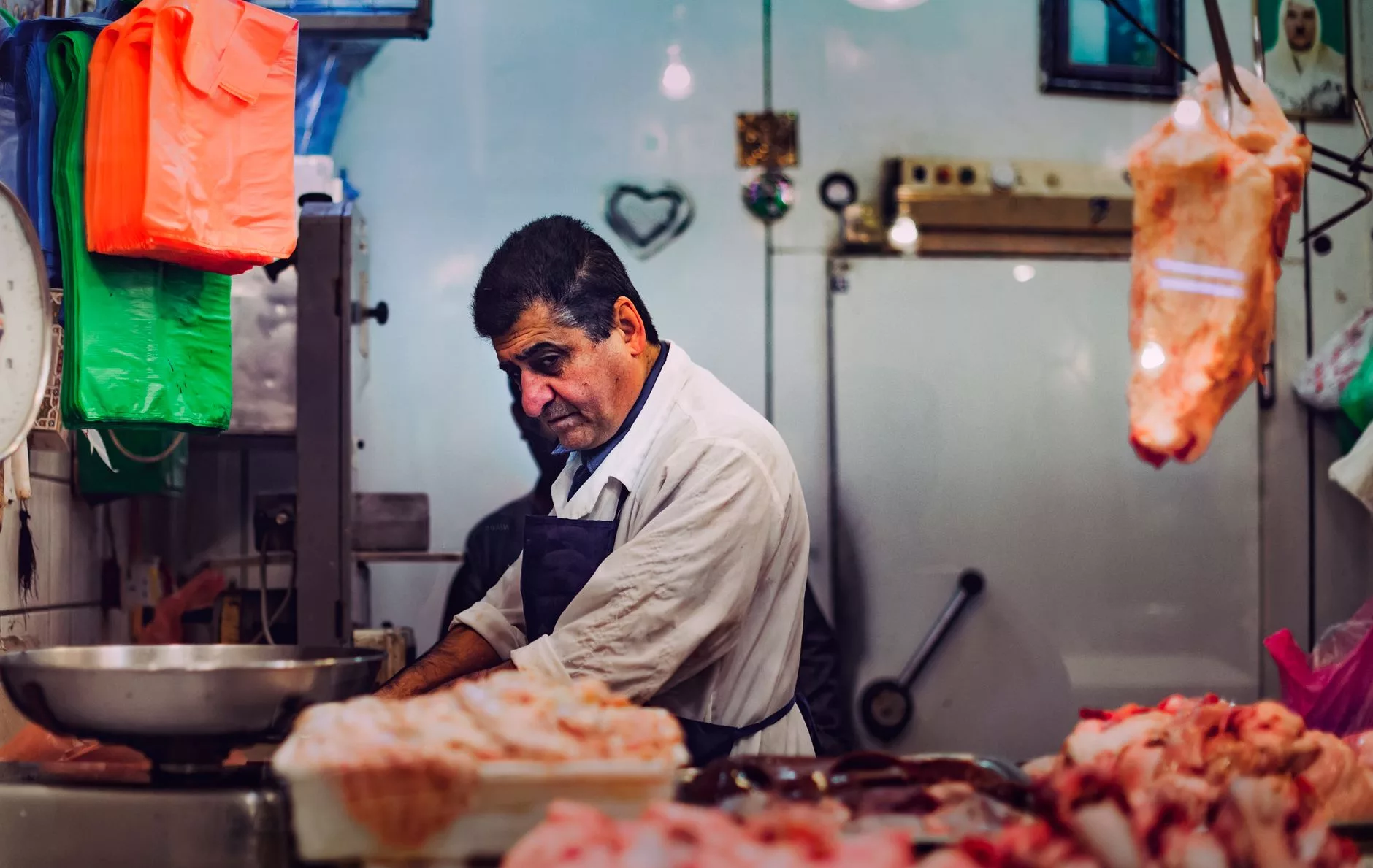 Doha street food stall