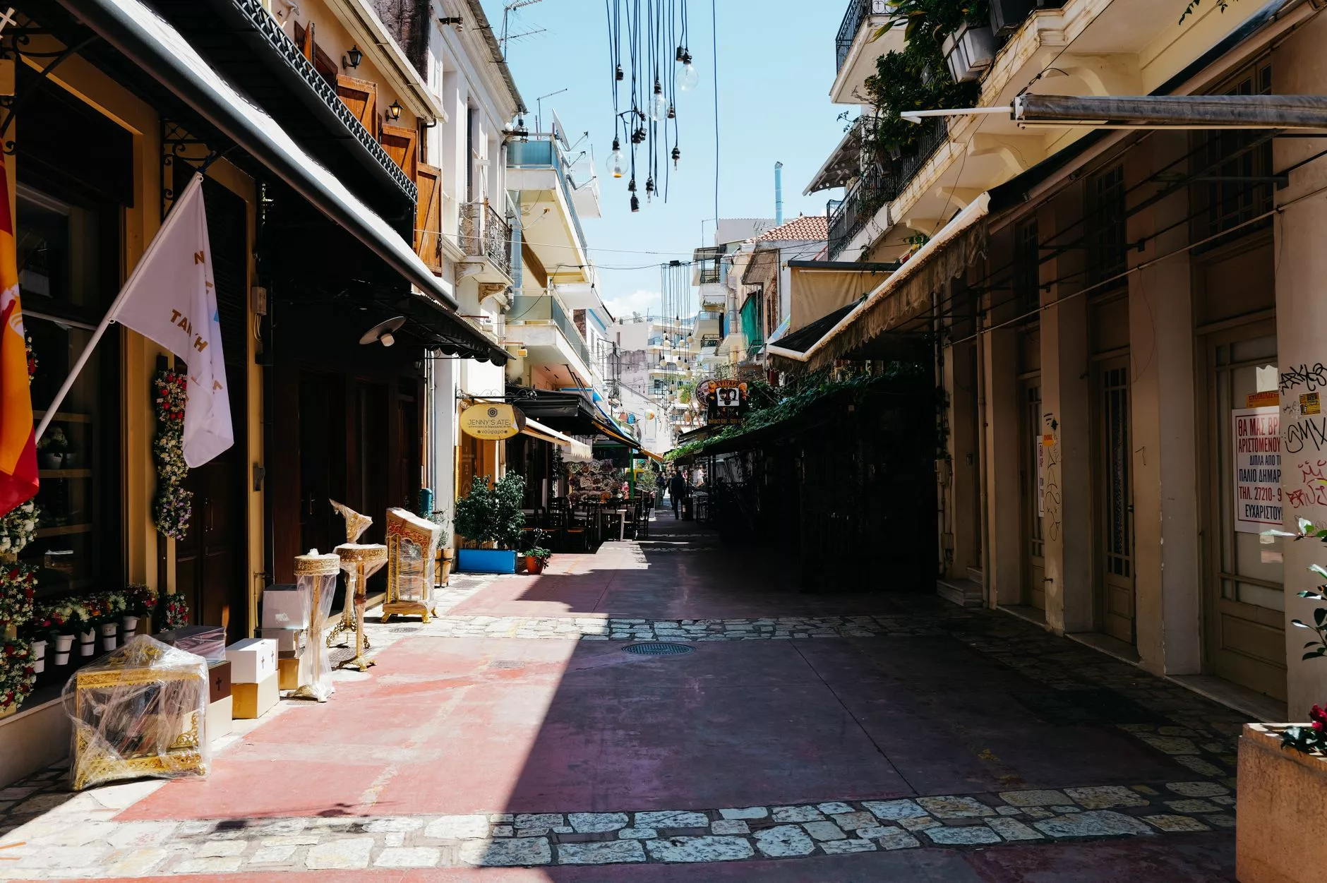 Selanik + tarihi çarşı sahnesi