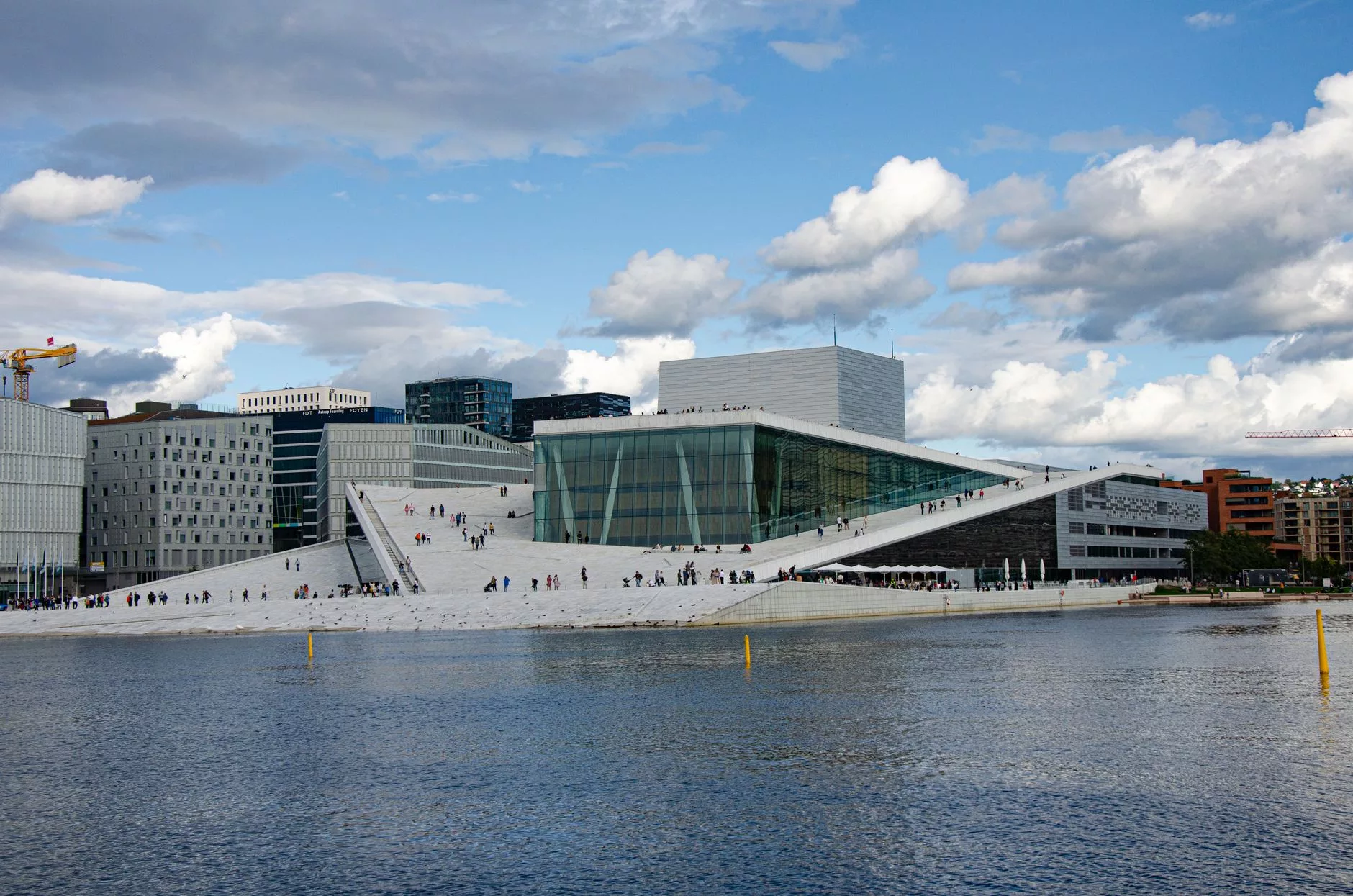 Oslo Operahuset çatı terası