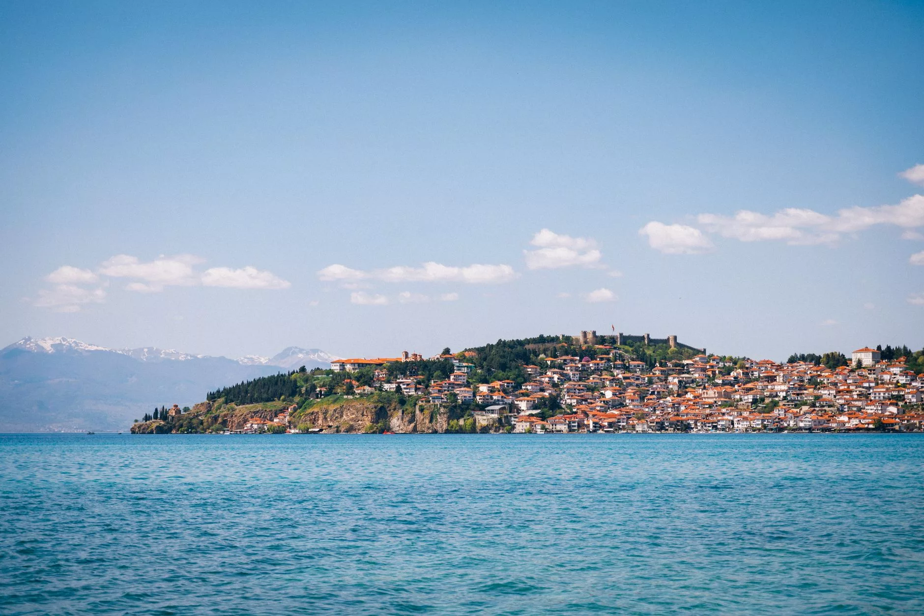 Ohrid - Manastır sahilinden manzara