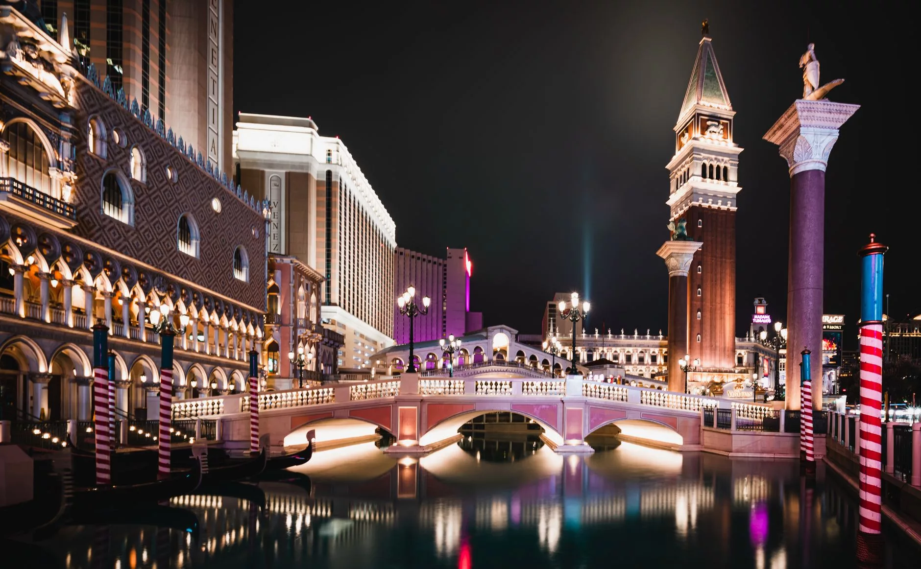 Las Vegas The Venetian gondol gezisi