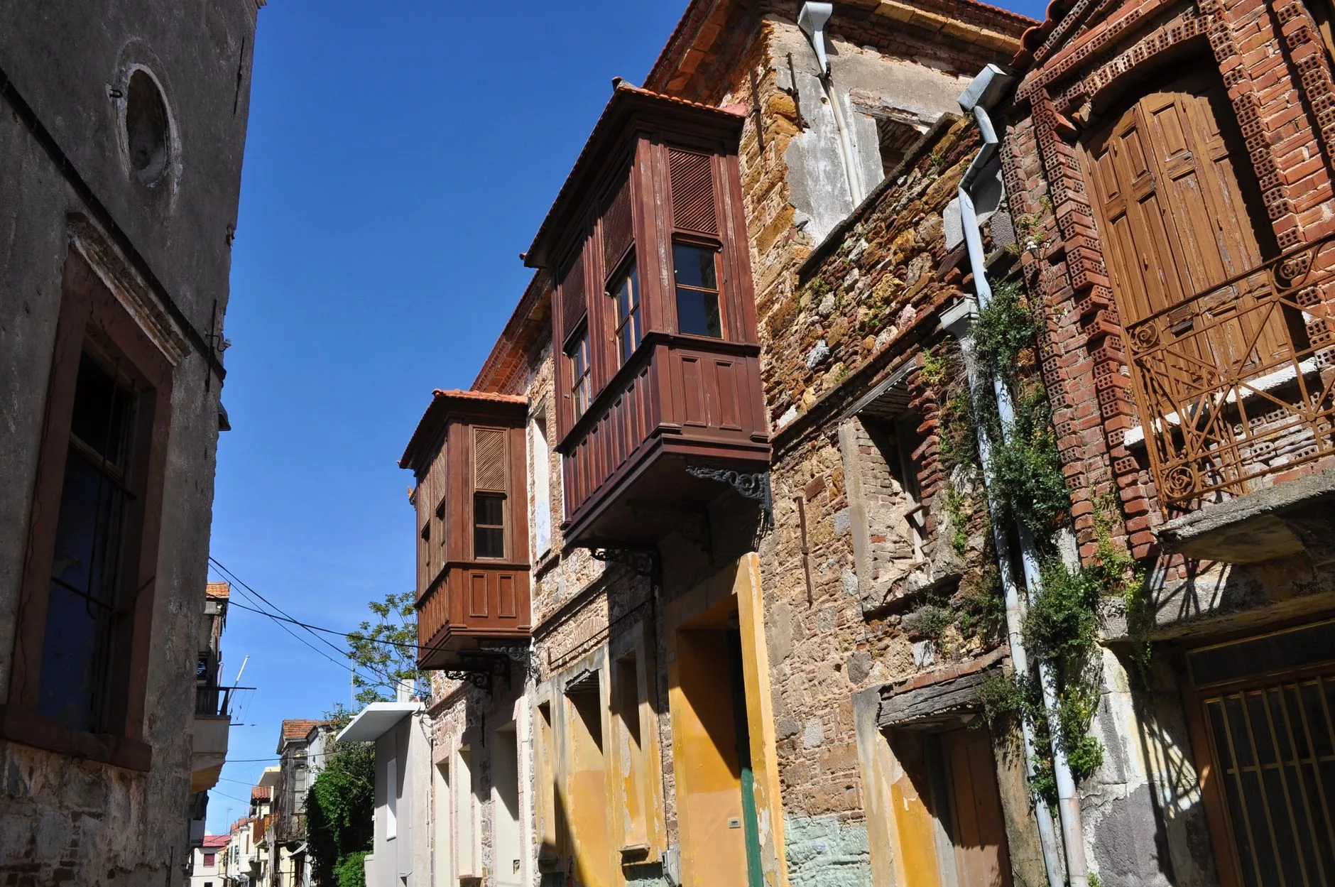 Selanik Ano Poli eski Osmanlı evleri