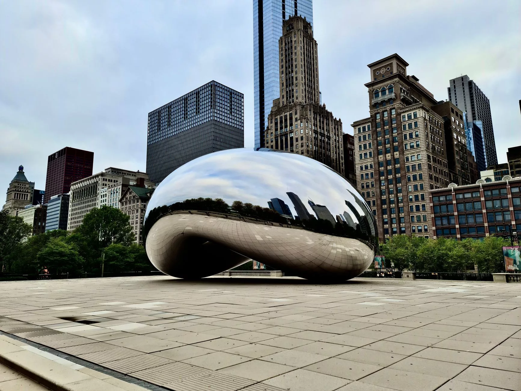 Şikago Millennium Park Cloud Gate