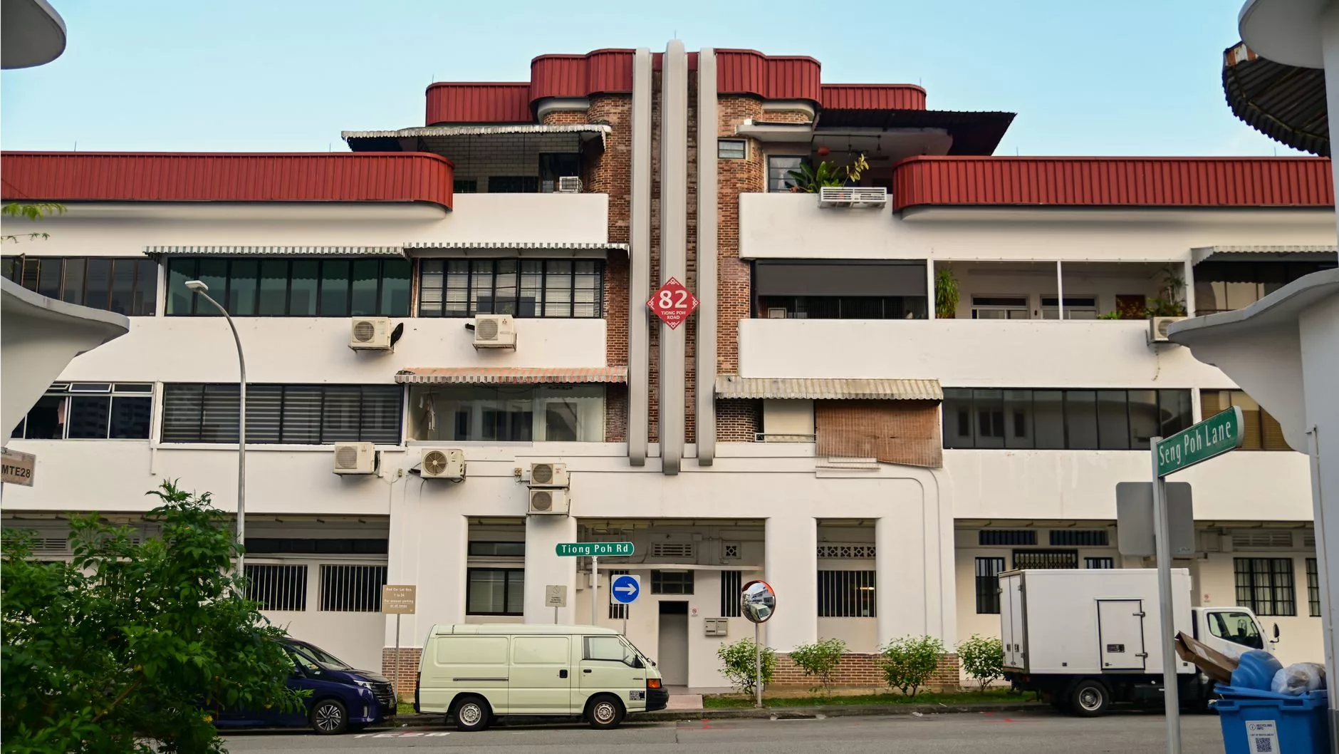 Tiong Bahru mahalle arası nostaljik mimari