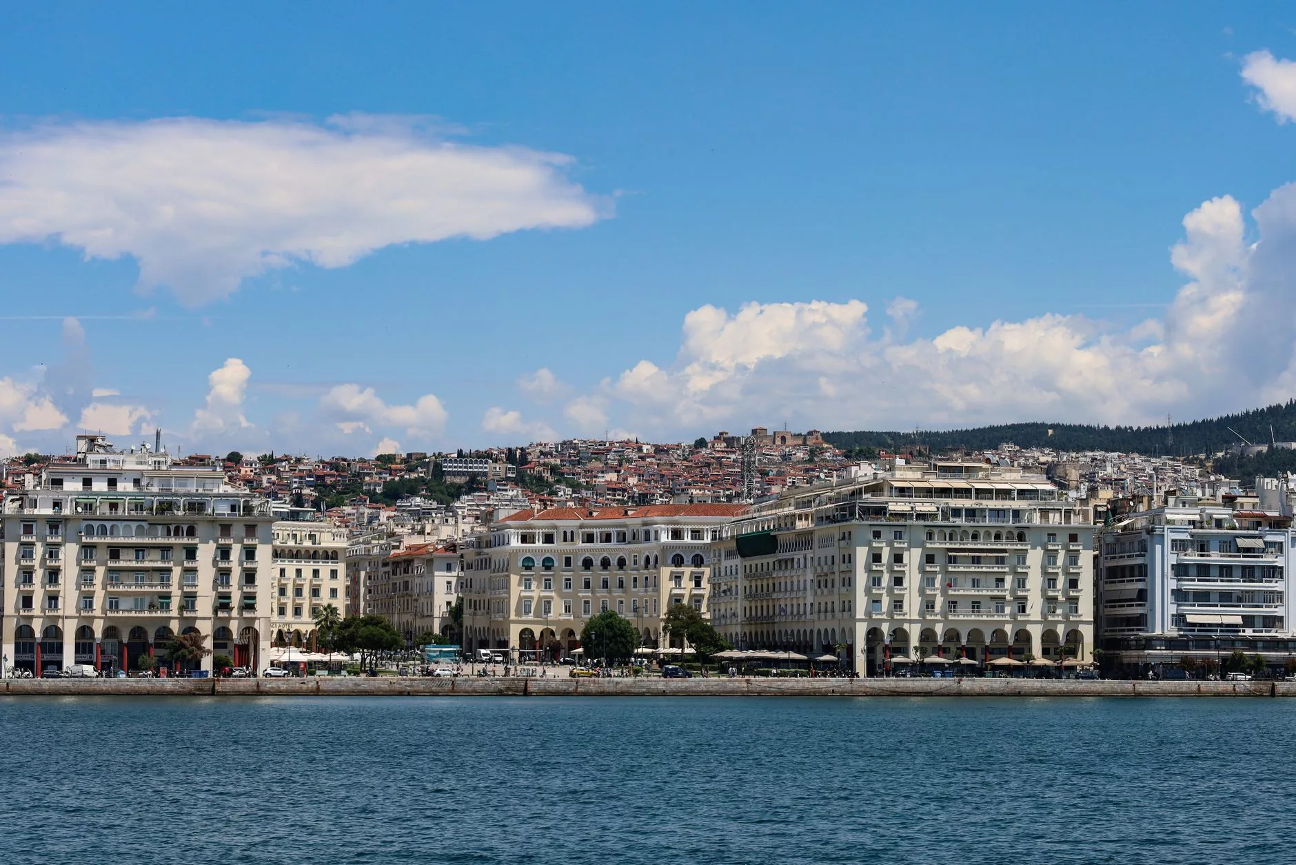 Selanik + Aristoteles Meydanı ve deniz manzarası