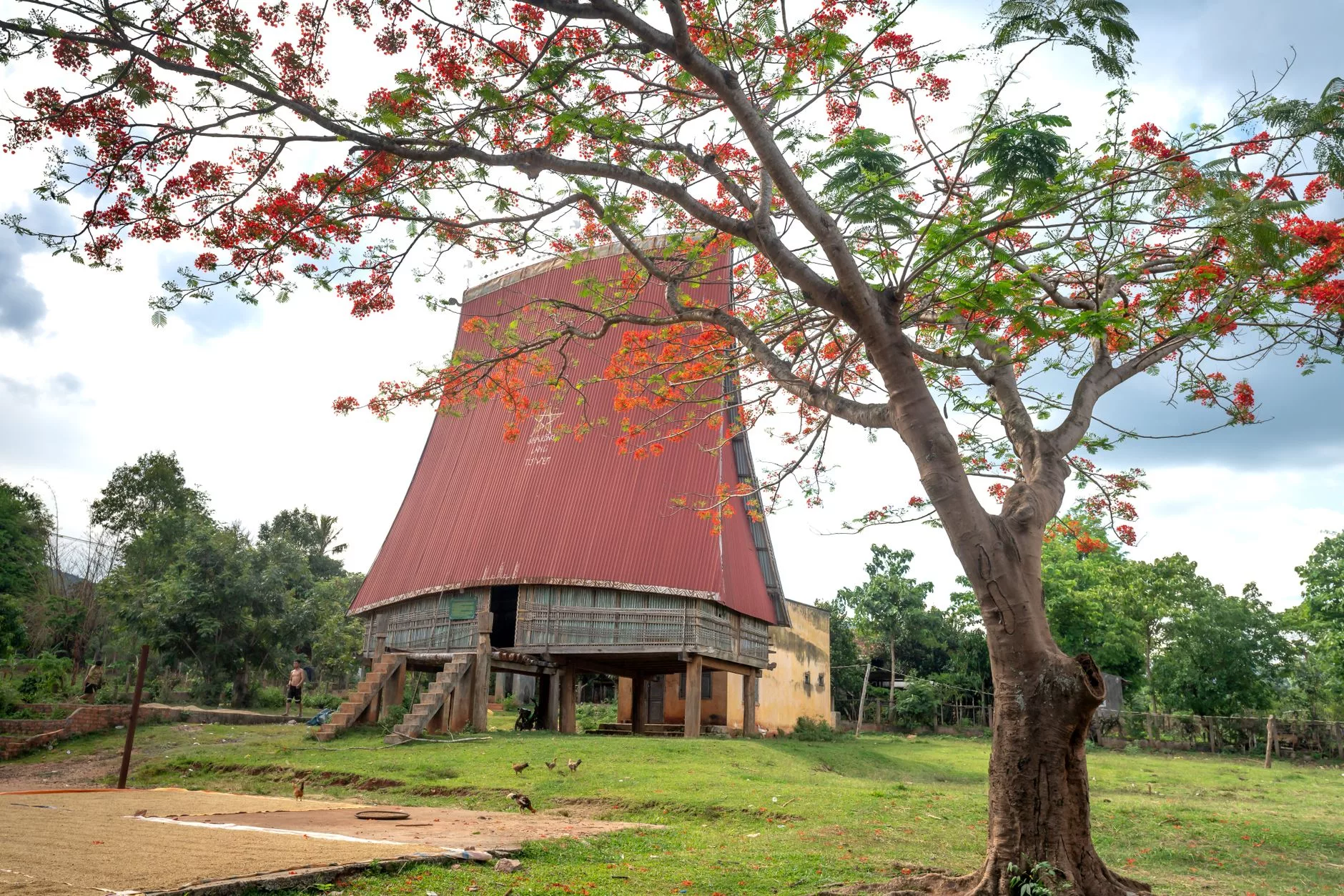 Hanoi Ethnology Muzesi geleneksel evler