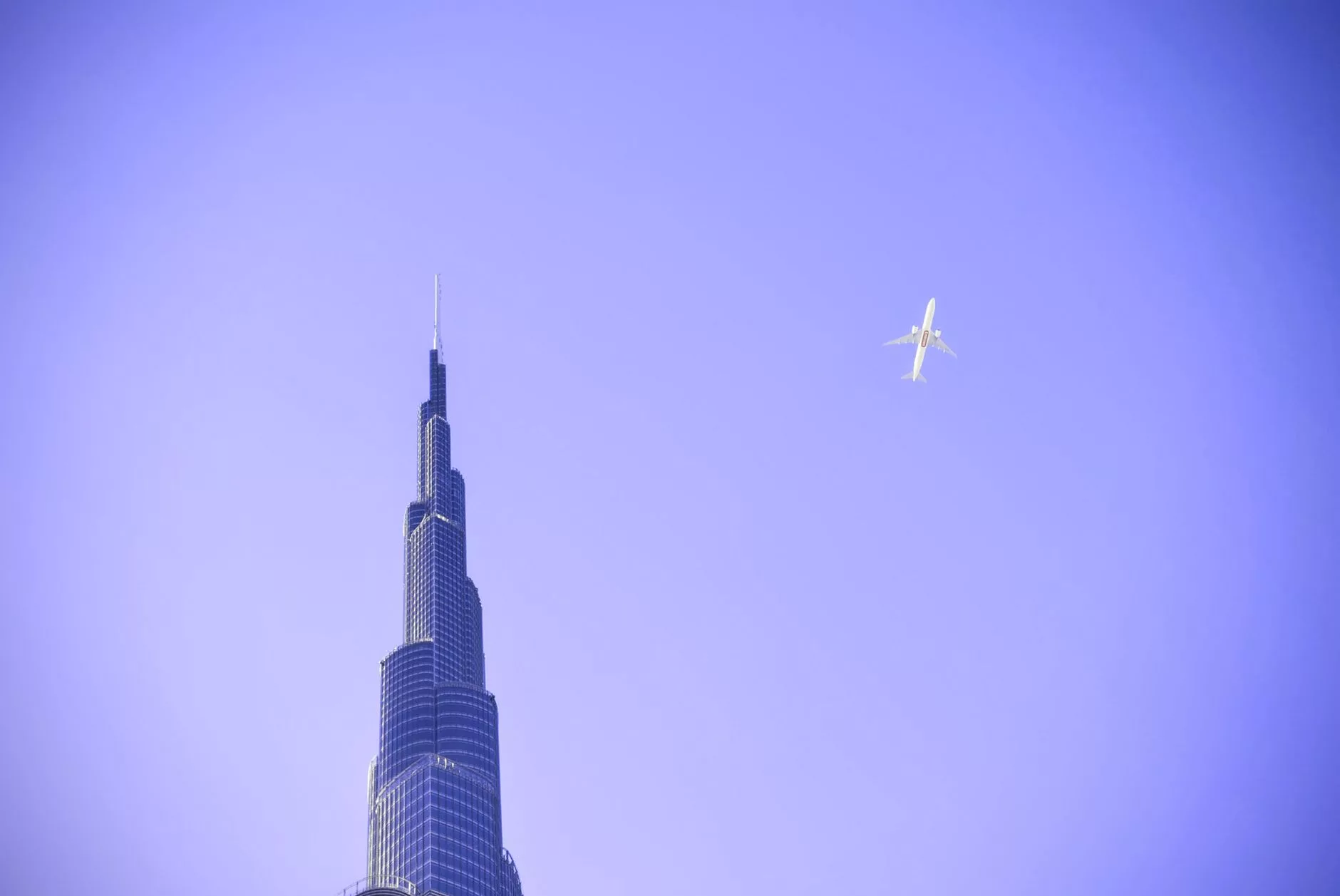 Dubai gökdelenleri ve Burj Khalifa manzarası