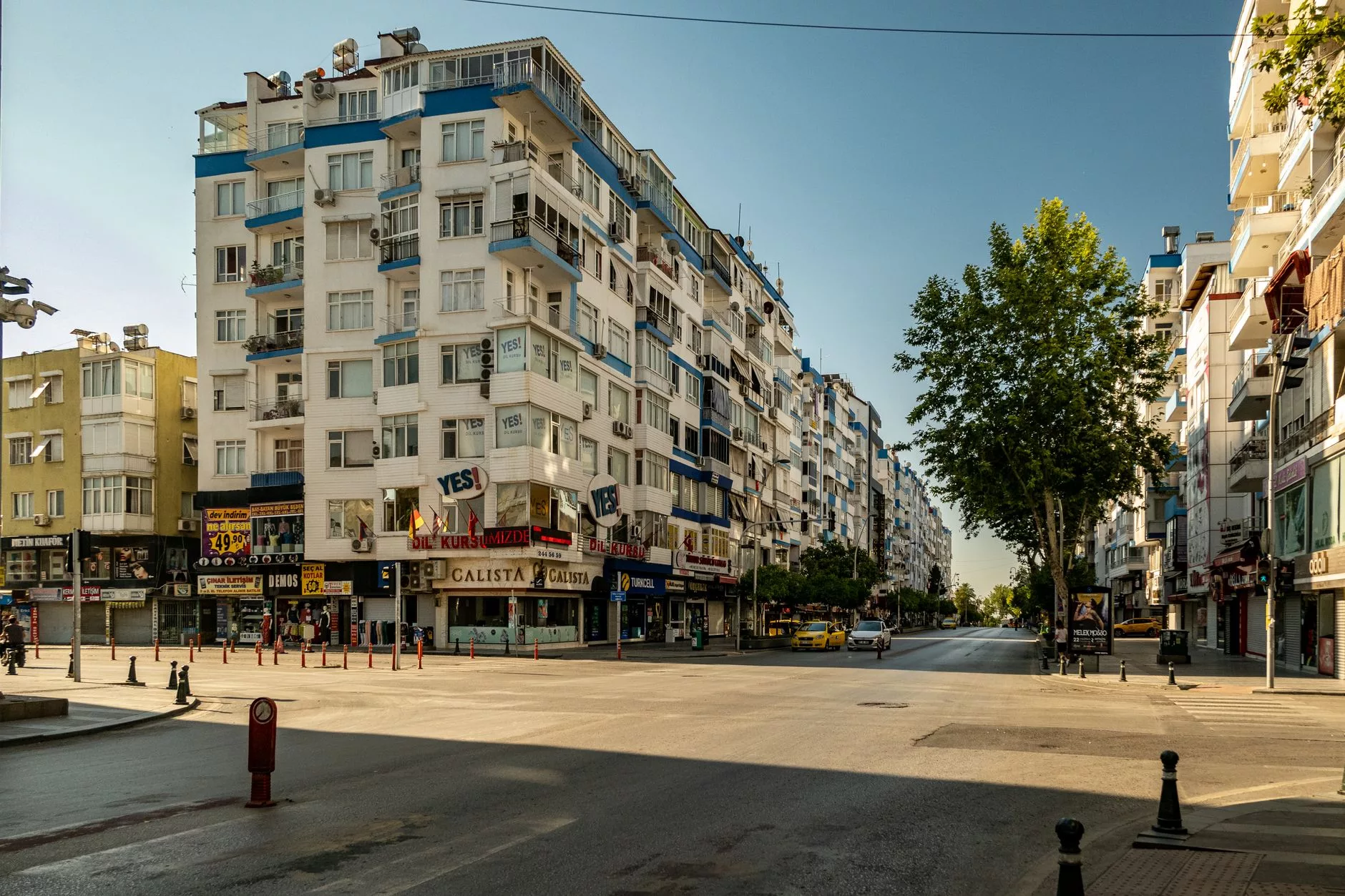 Bükreş Calea Victoriei caddesi genel görünüm