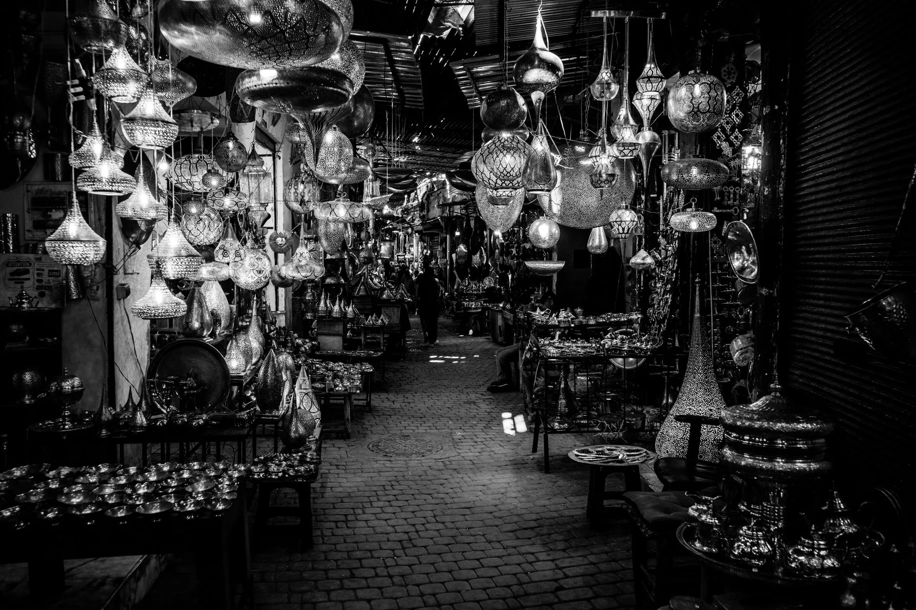 Marakeş Souk des Teinturiers Boyacilar Carsisi