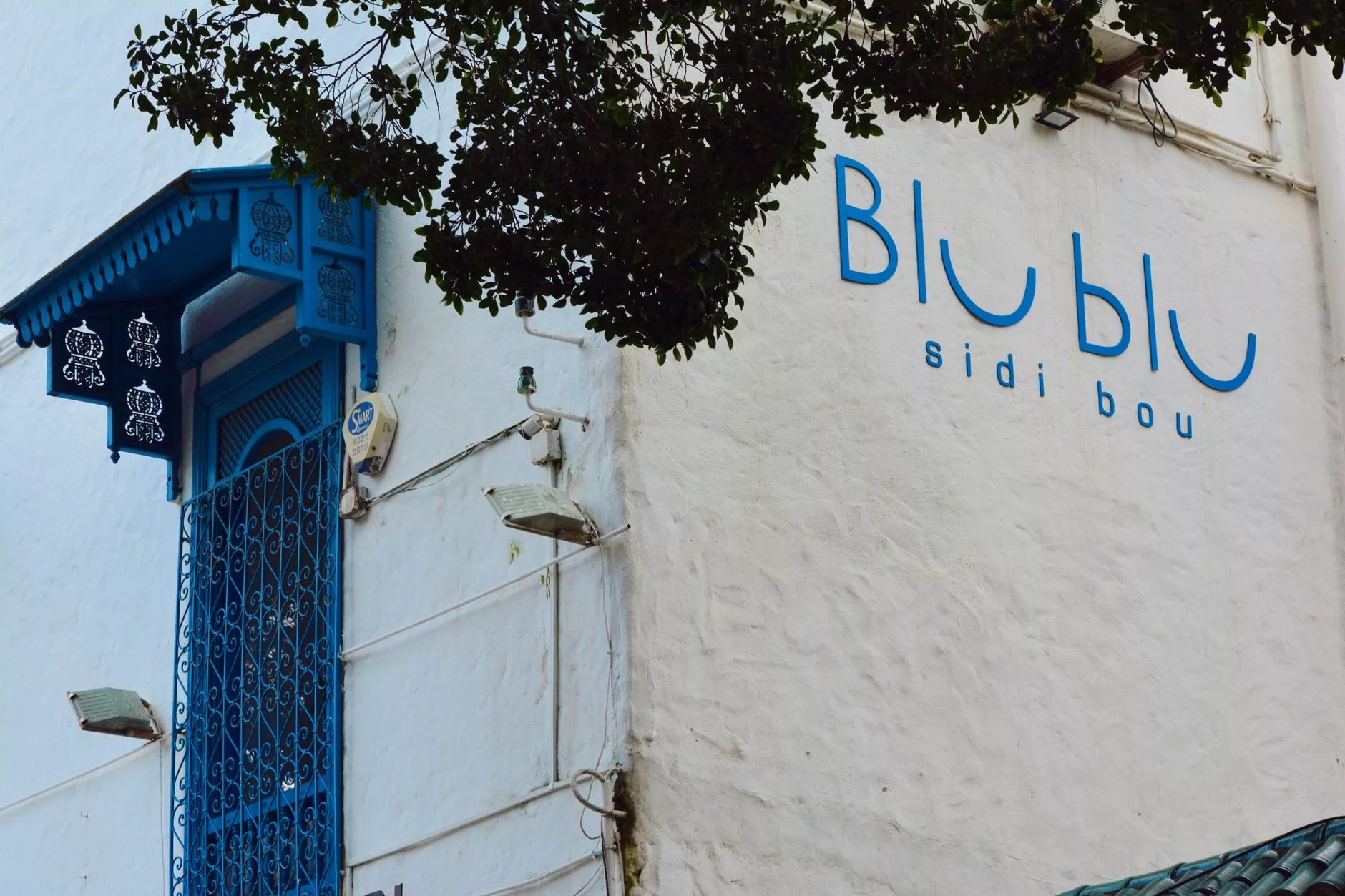 Sidi Bou Said Mavi Beyaz Evler