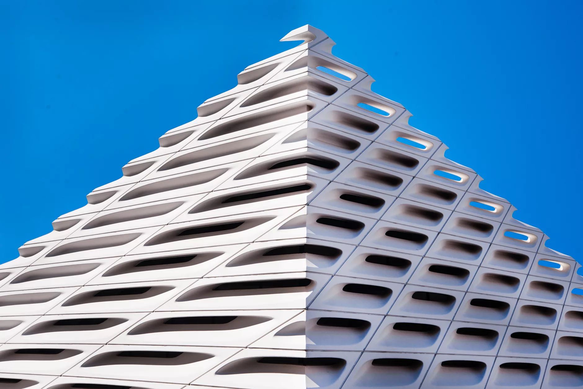 Los Angeles The Broad museum exterior
