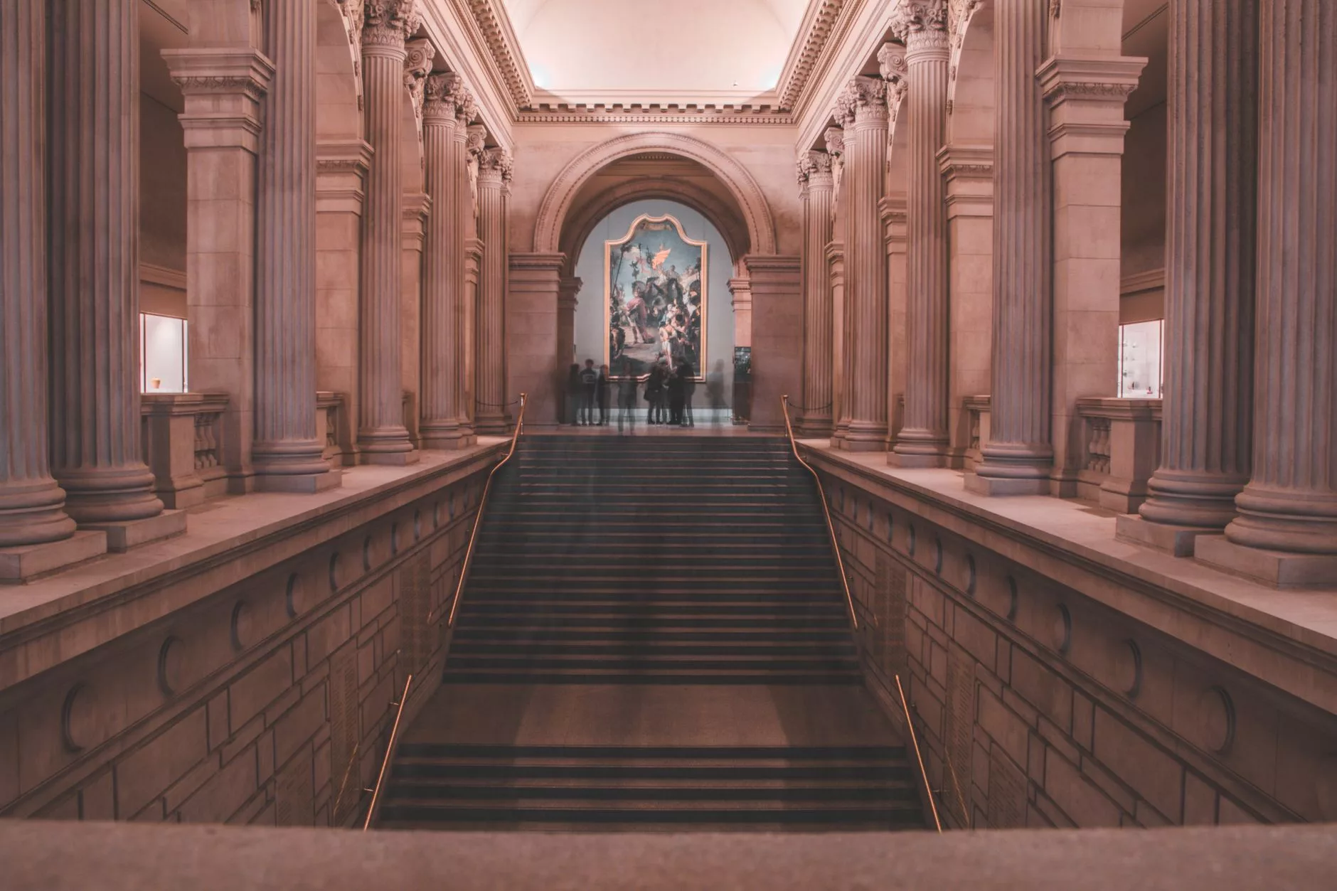 New York The Metropolitan Museum of Art merdivenleri