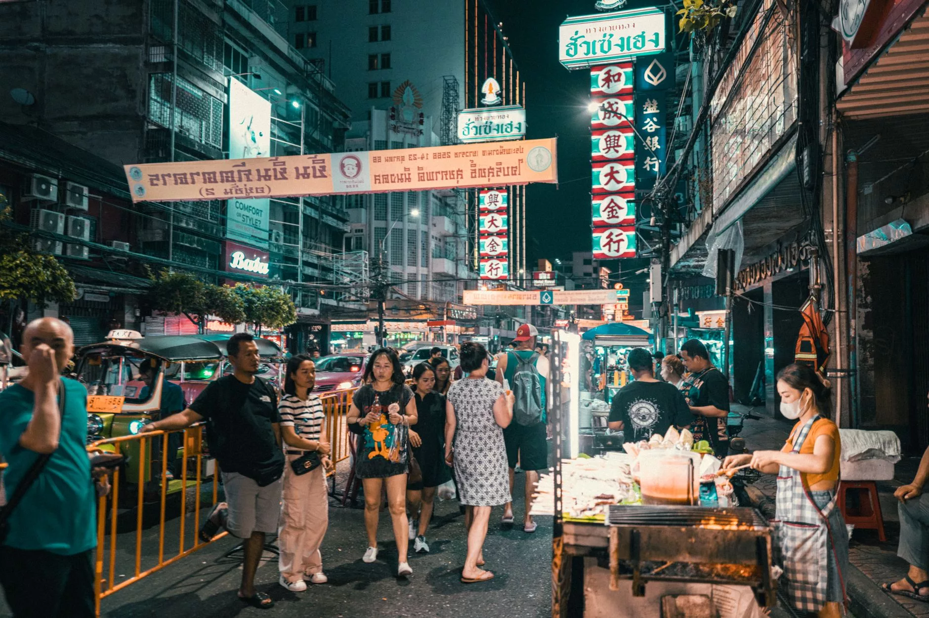 Bangkok Yaowarat Street Food Night Market