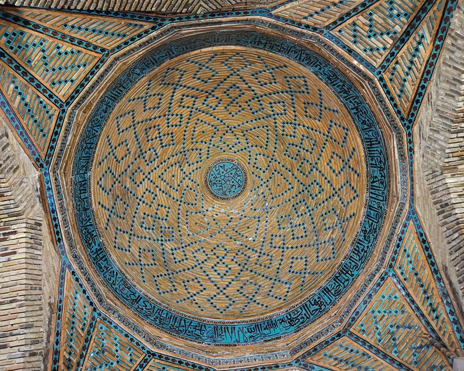 Semerkant + Tilla Kari Medresesi tavanı