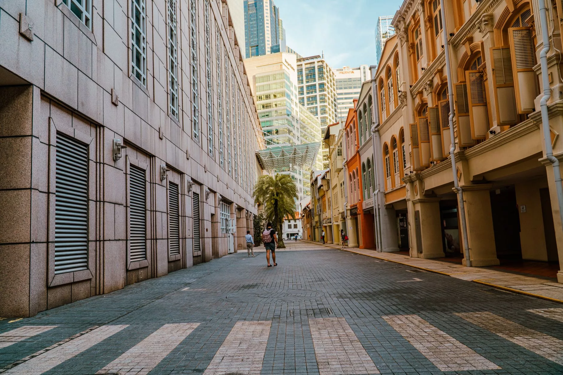 Singapur Telok Ayer Sokağı