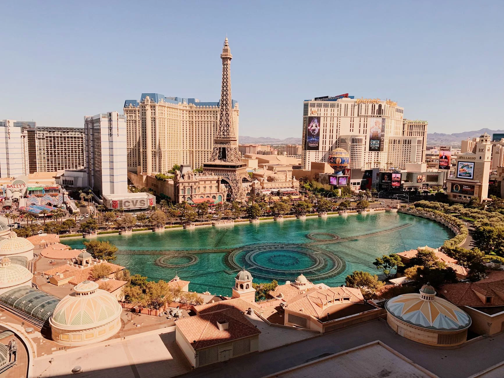 Las Vegas Strip kumarhane katı genel görünümü