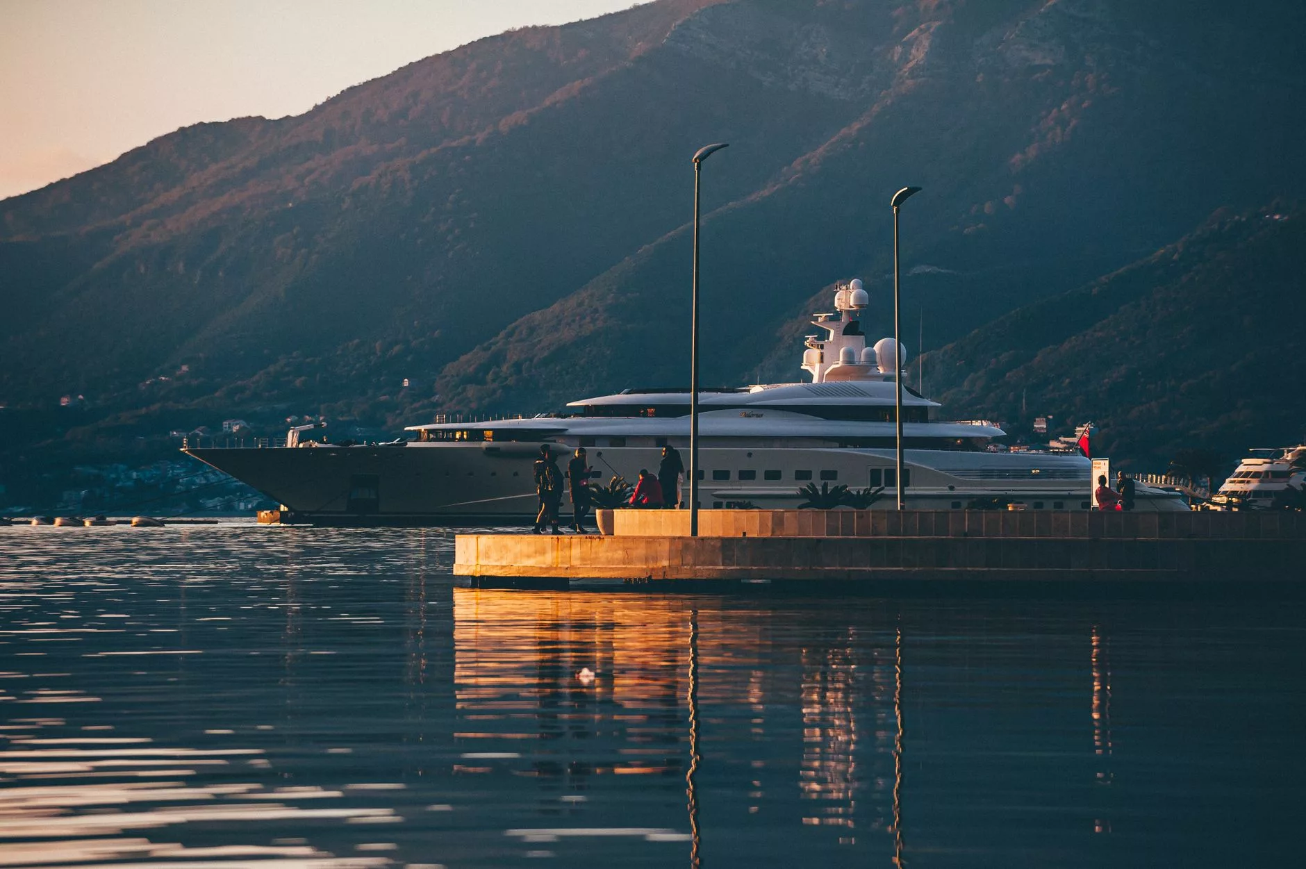 Tivat Marina sunset