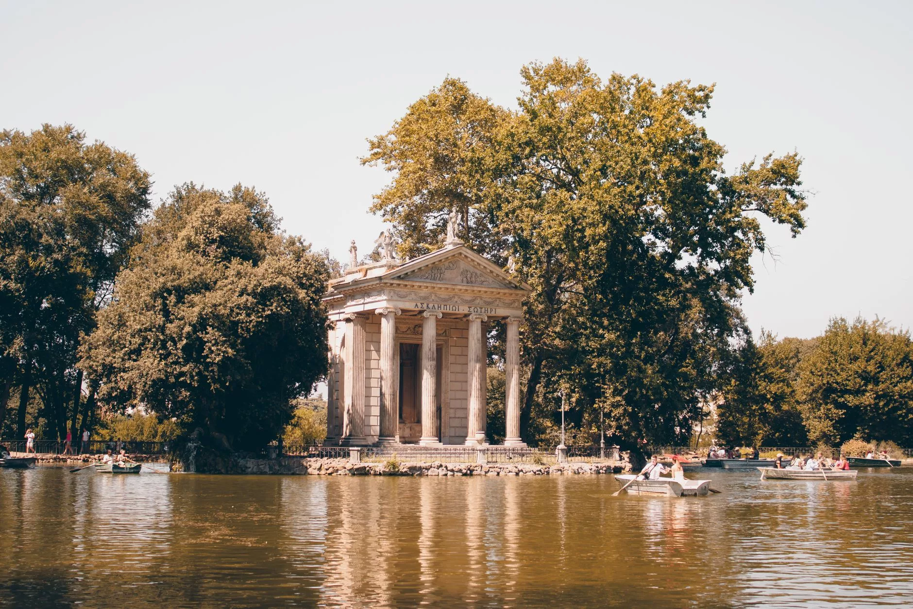 Roma Villa Borghese Bahçeleri