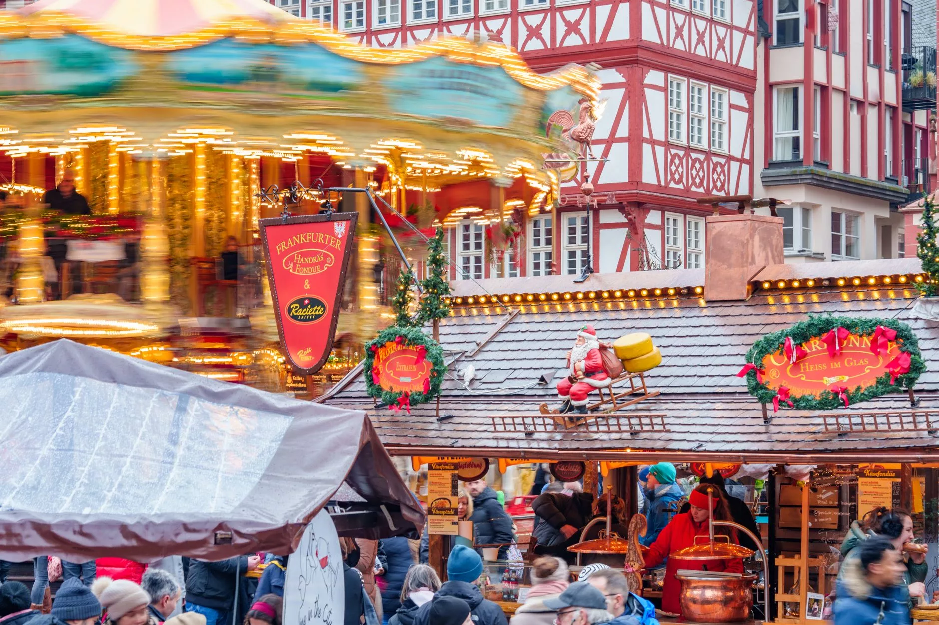 Frankfurt Kleinmarkthalle Sarkuteri ve Sosis Tezgahi