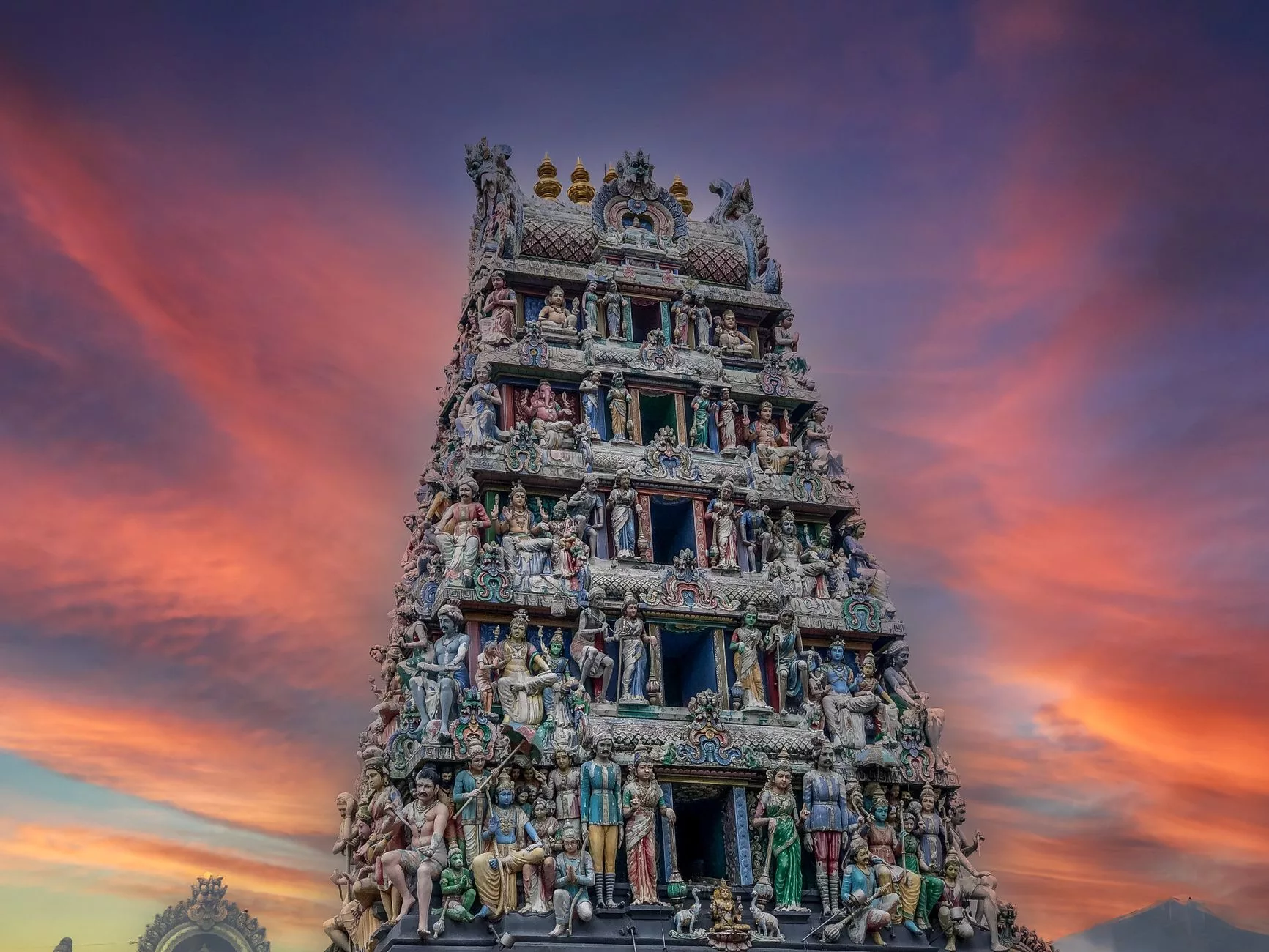 Singapur Sri Mariamman Tapınağı