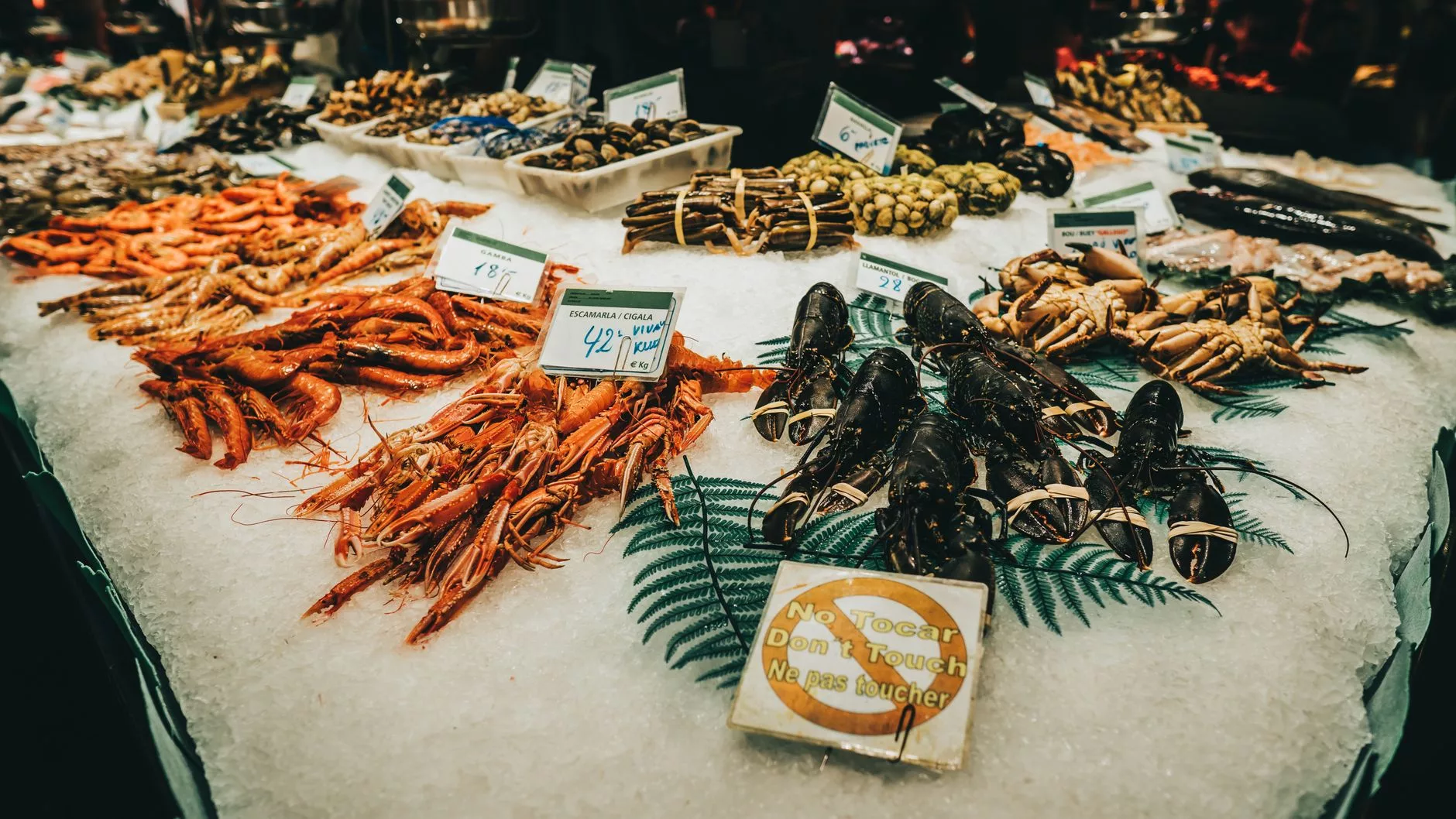 Bacchanal Buffet Seafood Section
