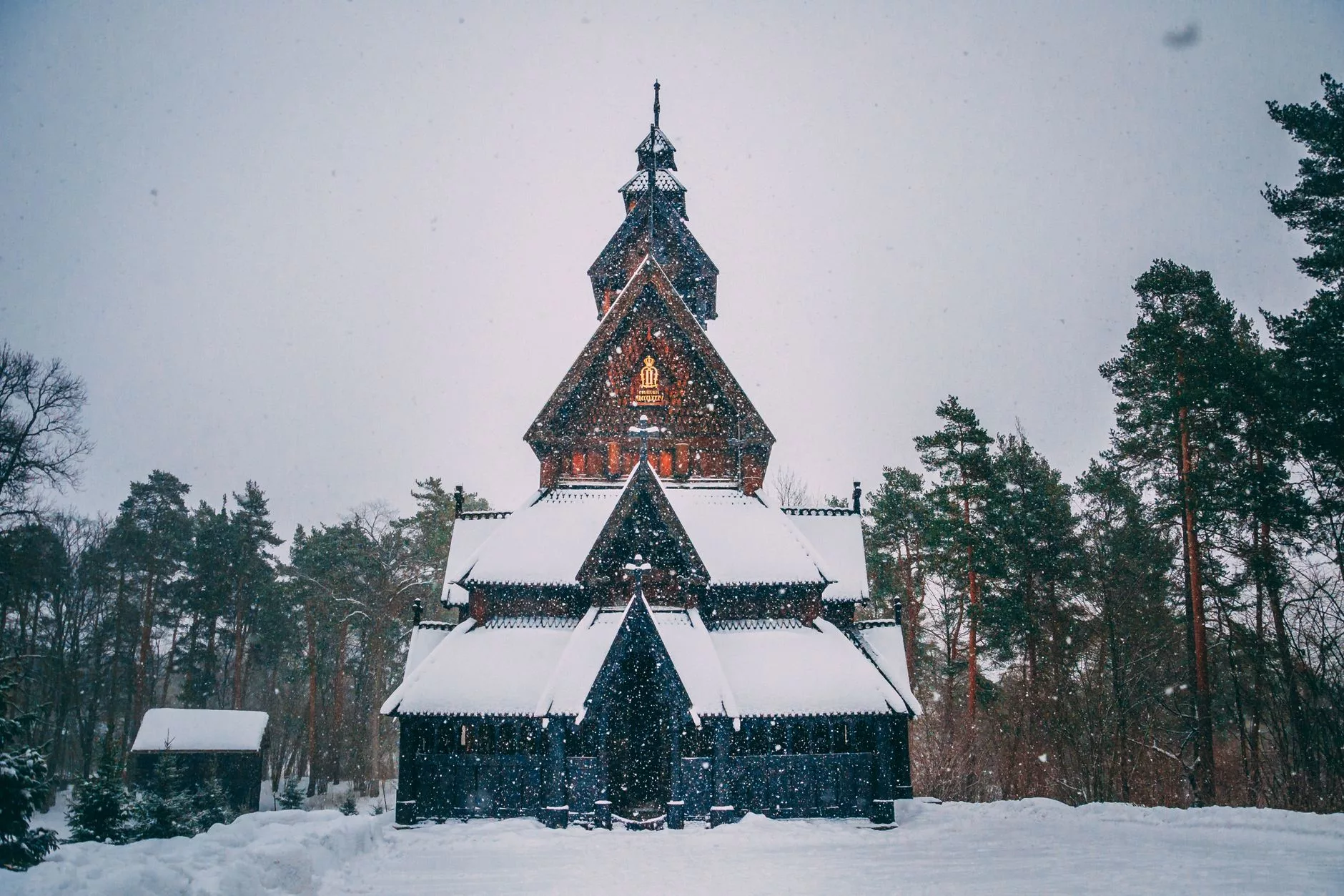 Gamle Aker Church exterior