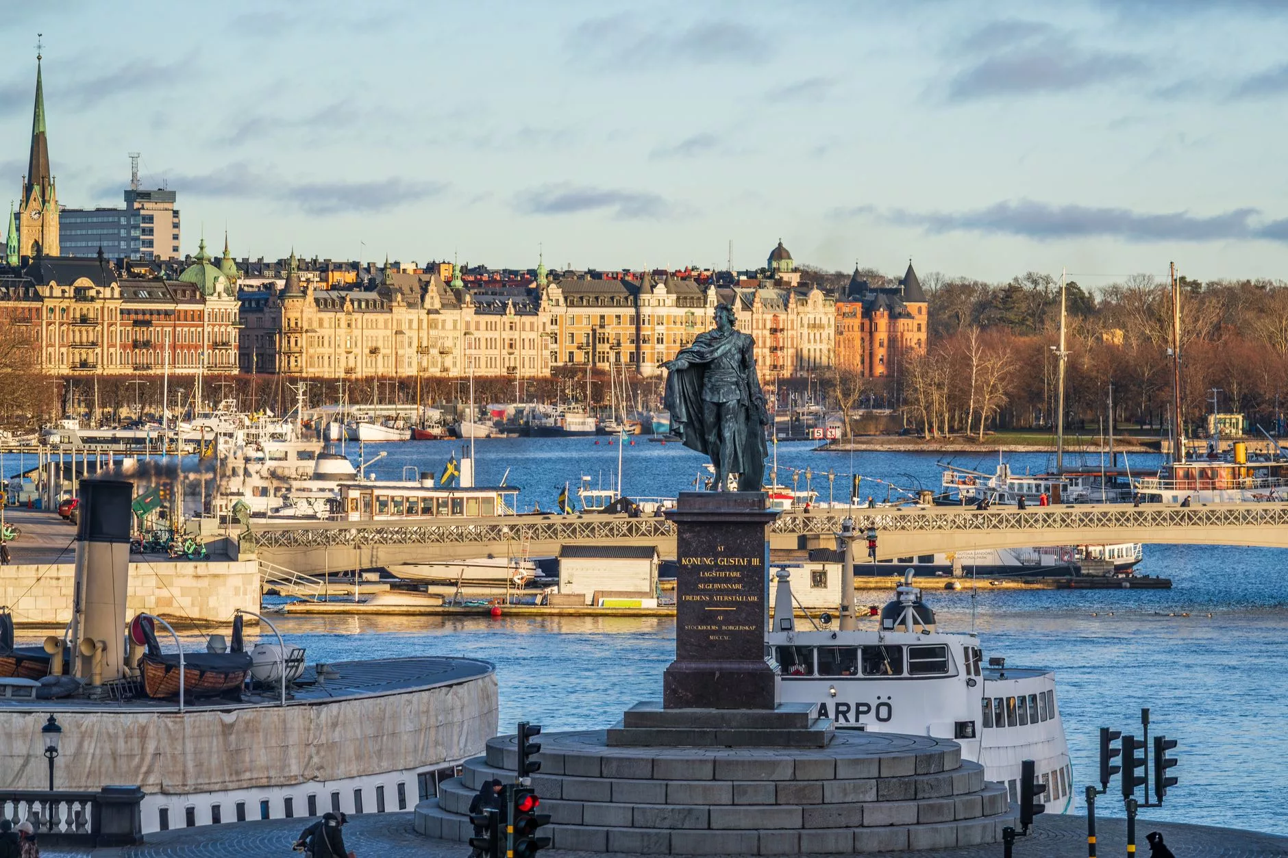 Stockholm + Sodermalm Monteliusvagen manzara noktasi