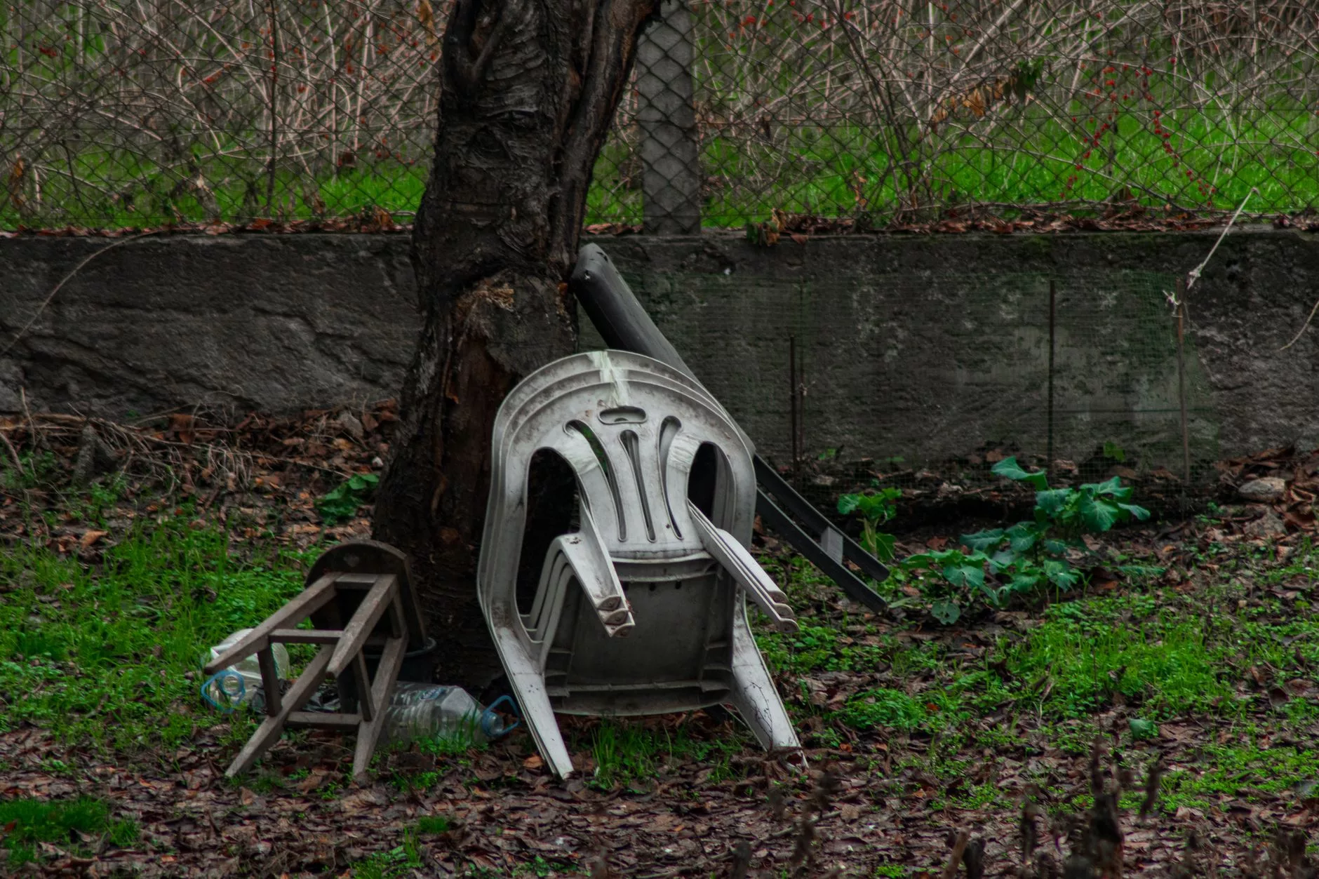 Broken Chair Sculpture