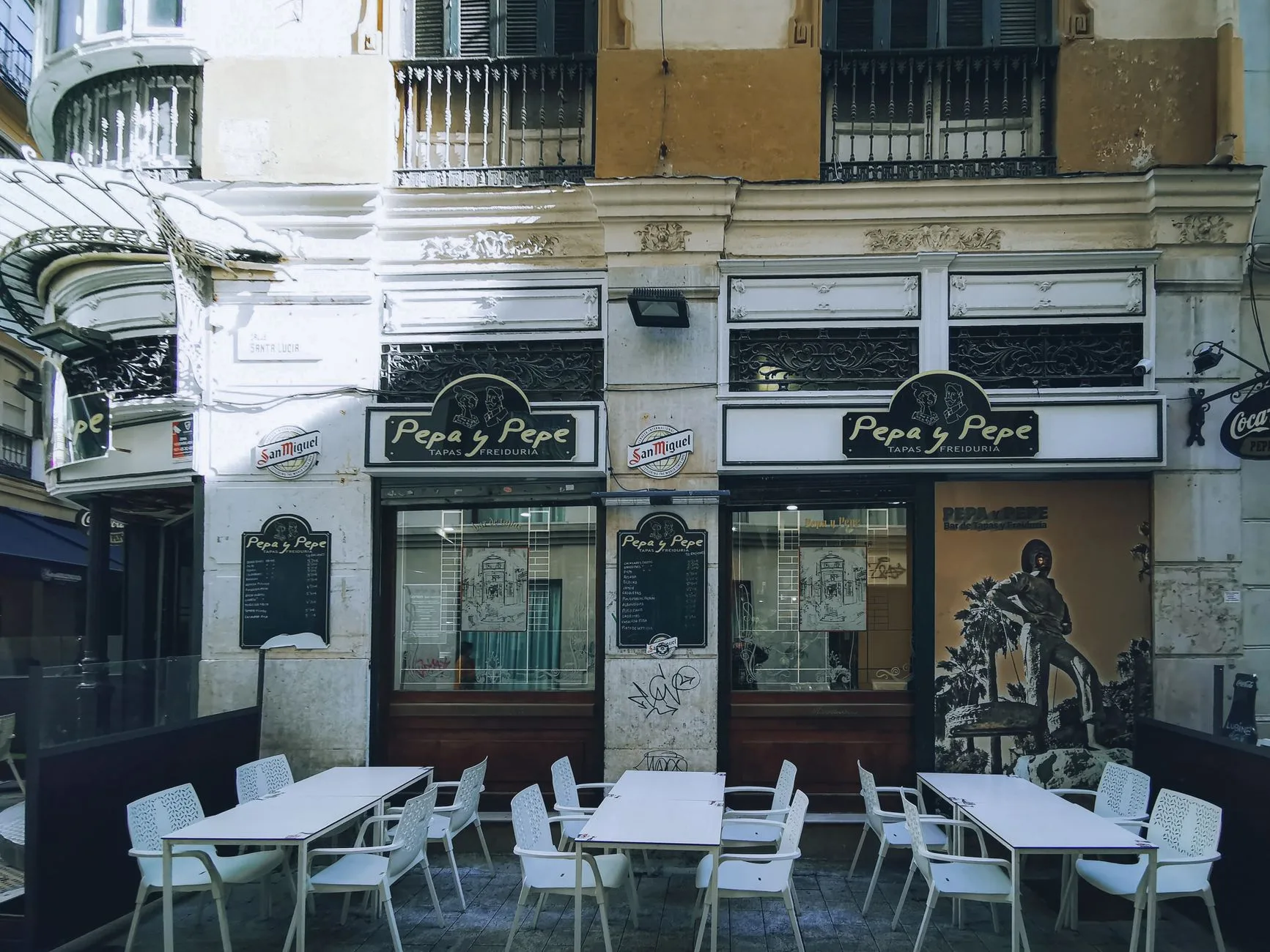 Malaga tapas bar en el centro histórico