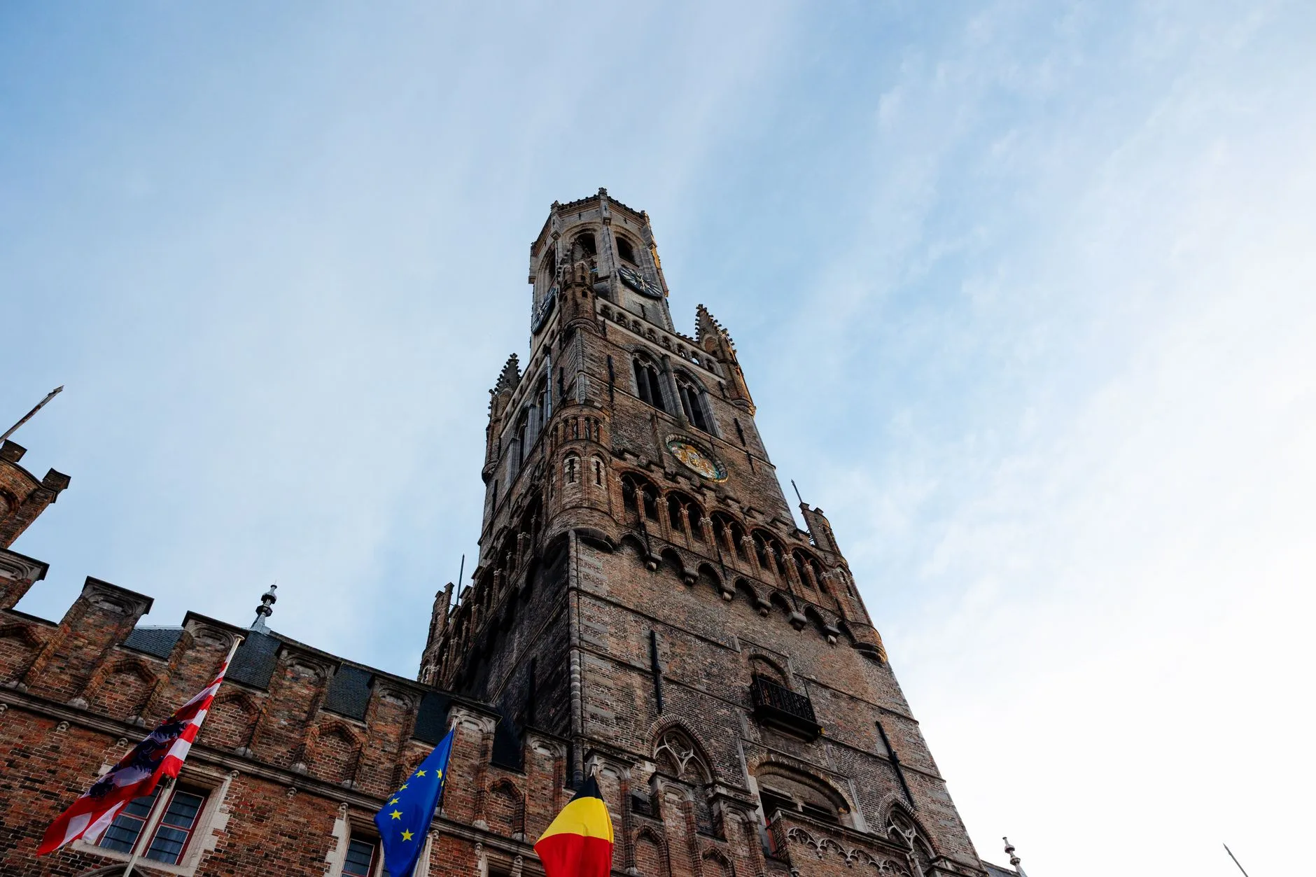 Brugge Markt Meydanı ve Belfort Kulesi
