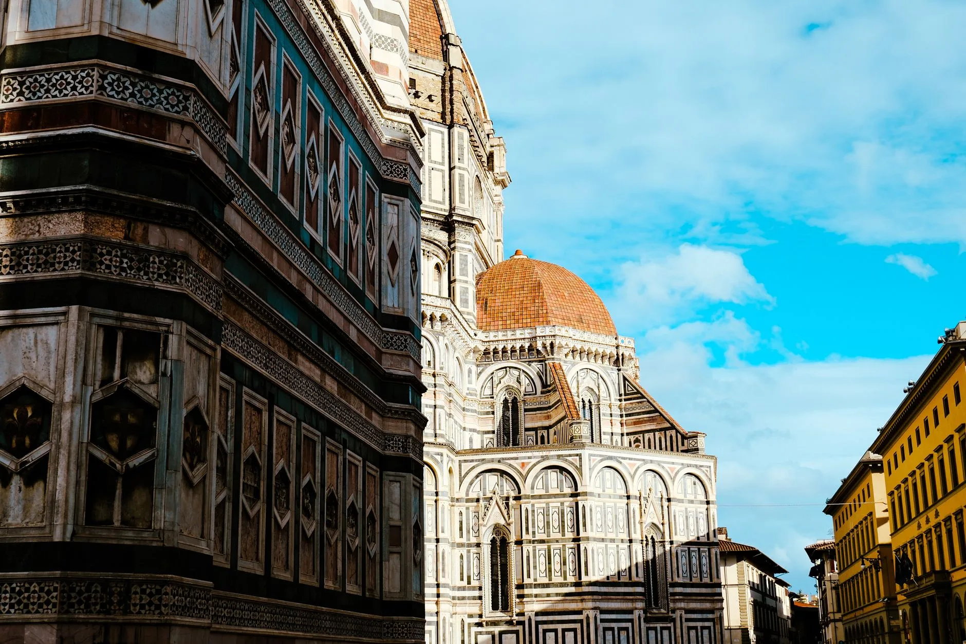 Floransa Uffizi Galerisi dış cephe