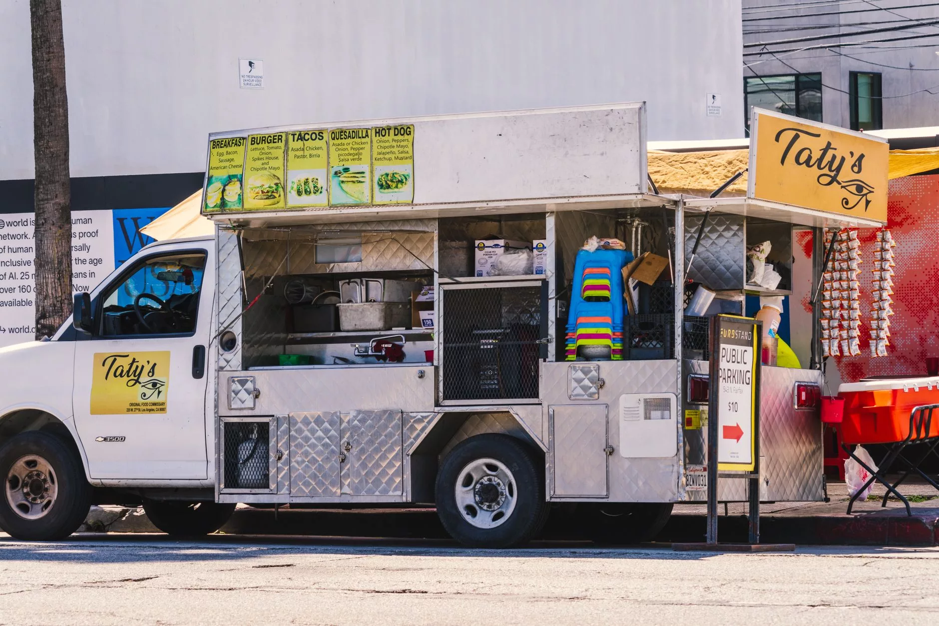 Los Angeles Grand Avenue street tacos