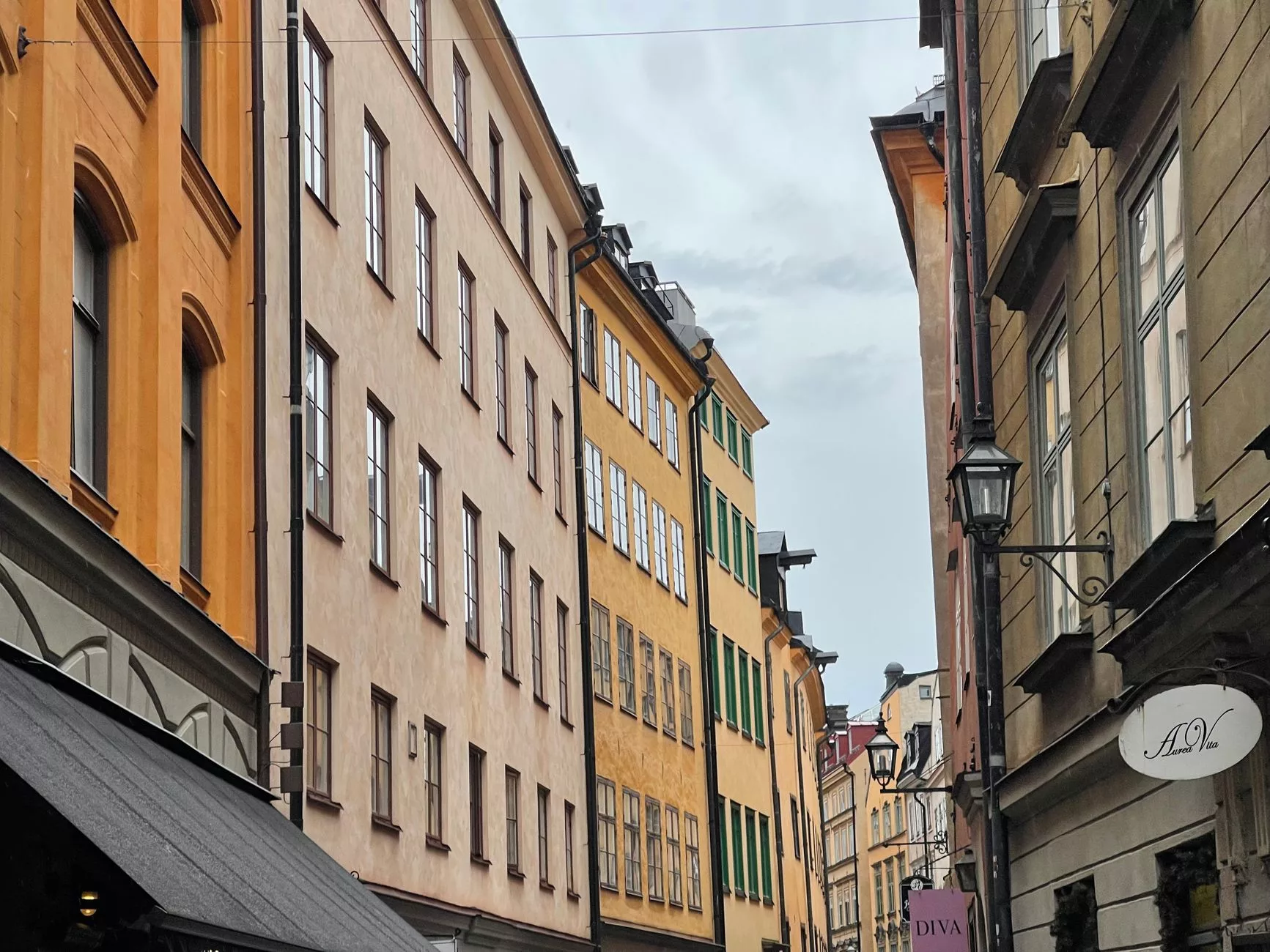 Stockholm Gamla Stan tarihi sokakları